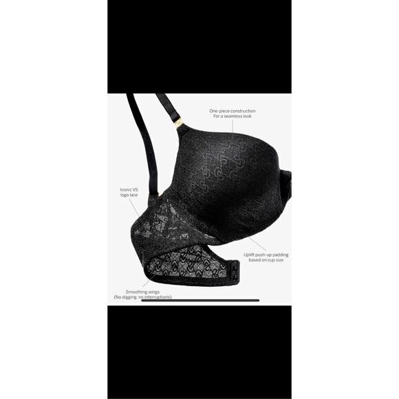🔥 Victoria’s Secret New Icon Line, push-up, Demi-bra, with new custom technolog - Picture 4 of 12